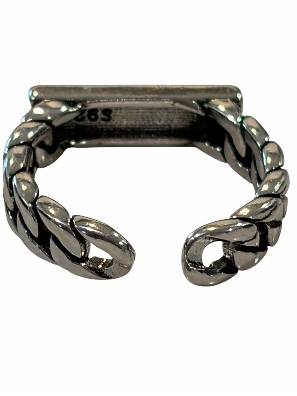 YSL Saint Laurent Paris chain-link ring size 6.5 - Picture 3 of 8